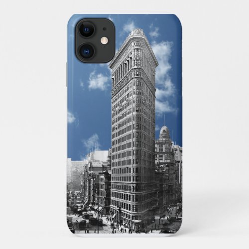 Flatiron Building Manhattan 1910 iPhone 11 Case
