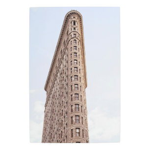 Flatiron building metal print