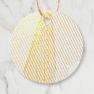 Flatiron Building New York City Foil Favor Tags