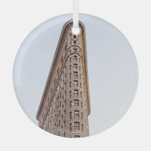 Flatiron Building New York City Glass Ornament