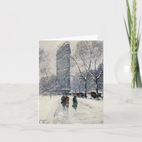 FLATIRON BUILDING NEW YORK CITY HOLIDAY CARD