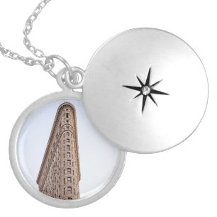Flatiron Building New York City Locket Necklace