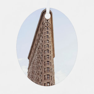 Flatiron Building New York City Metal Ornament