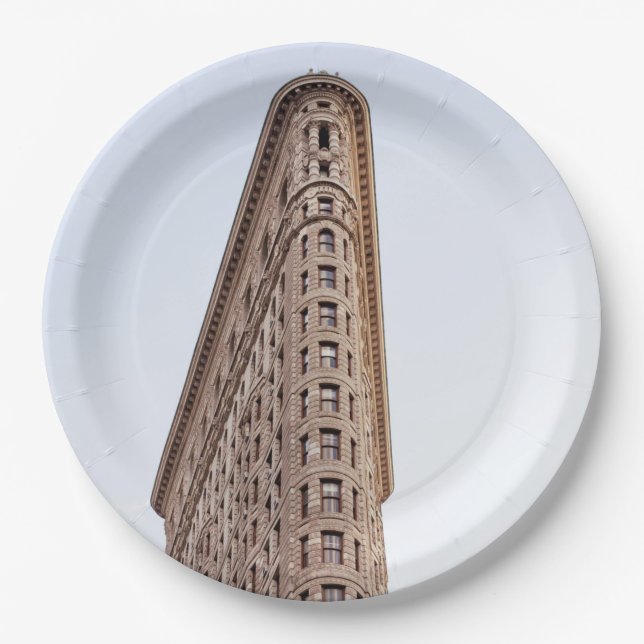 Flatiron building  paper plates (Front)