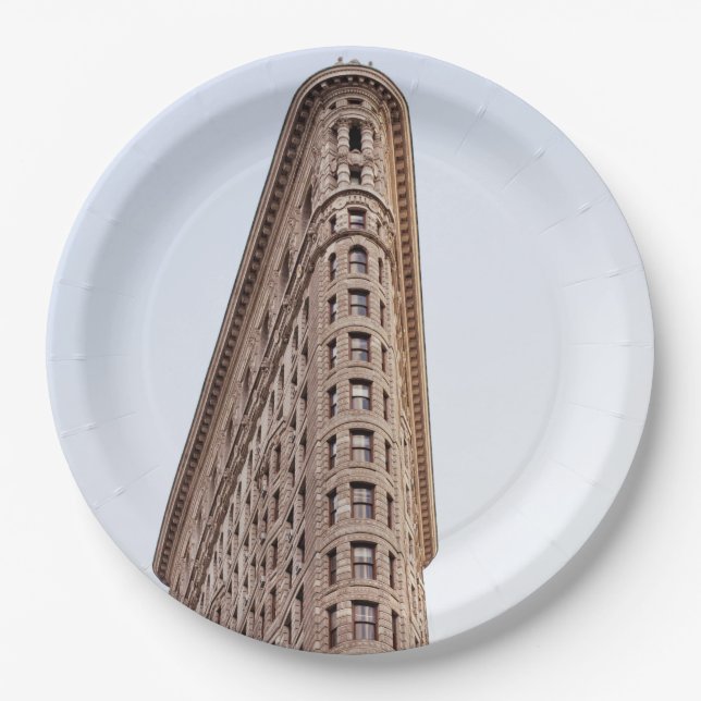 Flatiron building  paper plates (Front)
