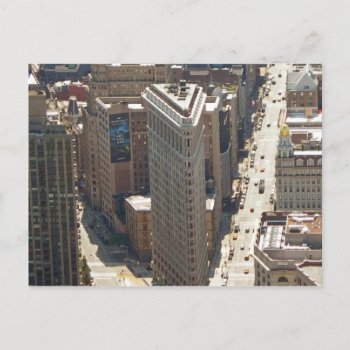 Flatiron Building Postcard by teknogeek at Zazzle