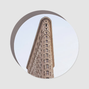 Flatiron building postcard car magnet