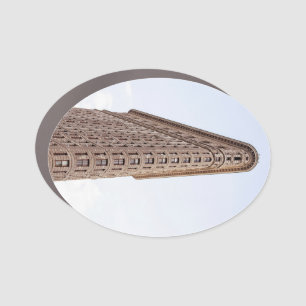 Flatiron building postcard car magnet