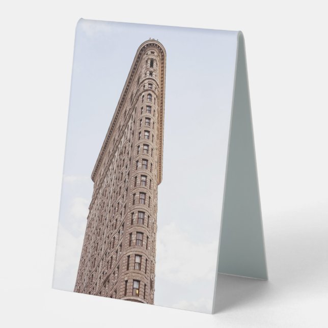 Flatiron building  table tent (Front)