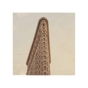 Flatiron building  wood wall art
