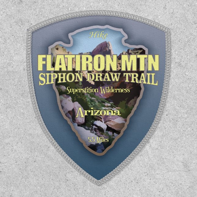 Flatiron Mountain (arrowhead)  Patch (Front)