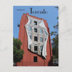 Flatiron Mural Gooderham Building Toronto Postcard