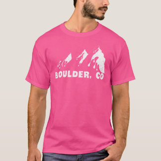 Flatirons Boulder Colorado Climbing Hiking Travel T-Shirt