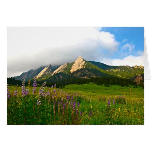 Flatirons from Chautauqua _ Boulder Colorado