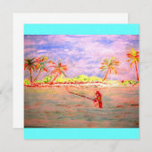 flats fly fishing girl (Front/Back)