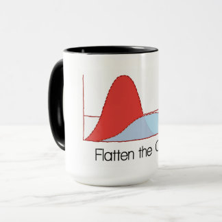 flatten the curve mug