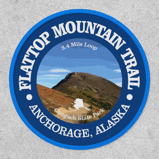 Flattop Mountain Trail  Patch (Front)