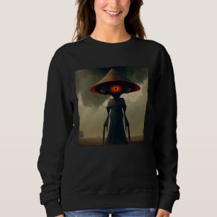 Flatwoods Monster Braxie 1952 Creepy Alien Cryptid Sweatshirt