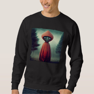 Flatwoods Monster Braxie 1952 Creepy Alien Cryptid Sweatshirt