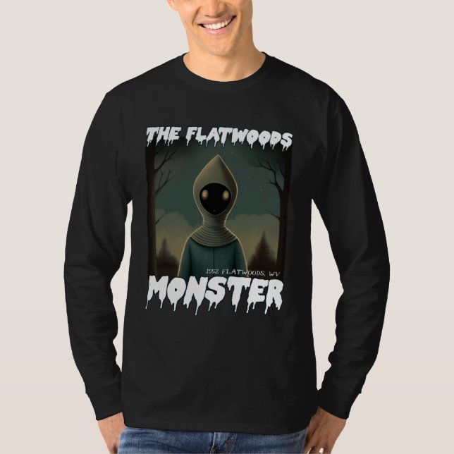 Flatwoods Monster Braxie 1952 Creepy Alien Cryptid T-Shirt (Front)