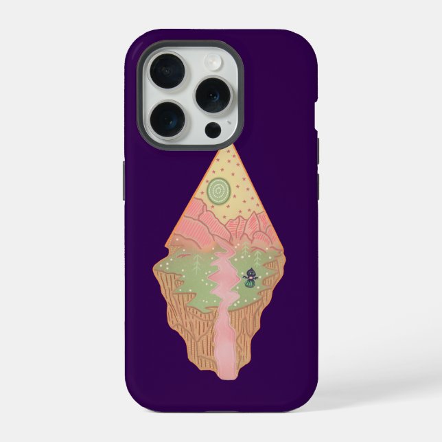 Flatwoods Monster Home Planet | Cryptid Folklore Iphone Case (Back)
