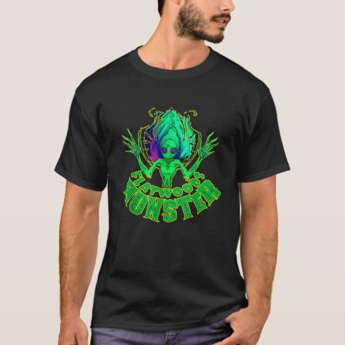 Flatwoods Monster Weird West Virginia Alien Color T_Shirt