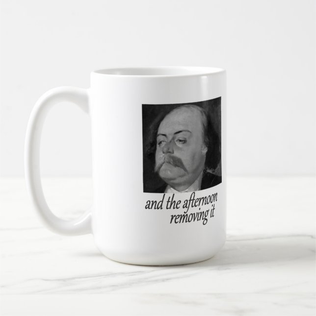 Flaubert: Comma In, Comma Out Coffee Mug (Left)