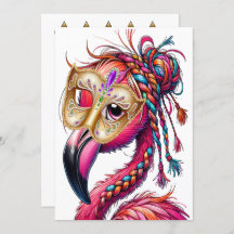 Flaunty Flamingo Mardi Gras