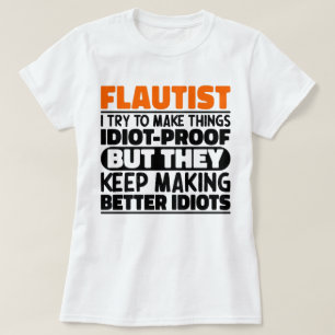 Flautist Try To Make Things Marching Band Humor T-Shirt