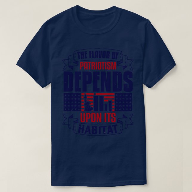Flavor of patriotism American Patriot T-Shirt (Design Front)