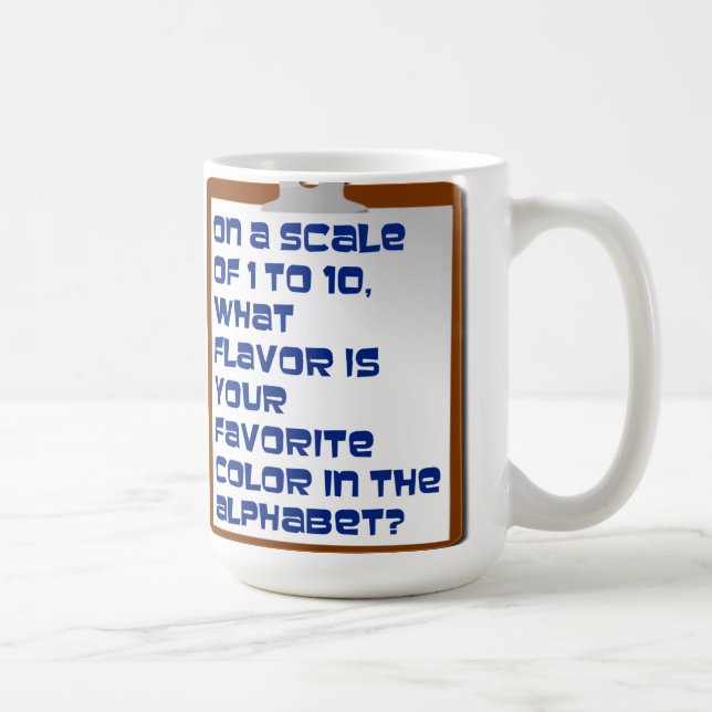 Flavor of the Alphabet Mug (Right)