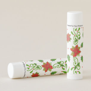 Flavored Lip Balm - Poinsettia