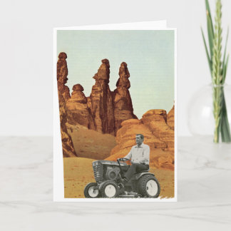 Flawed mowing plan - card