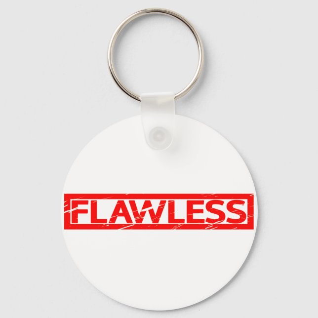 Flawless Stamp Keychain (Front)