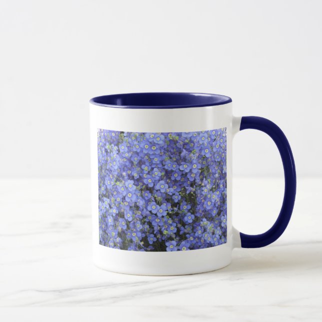 Flax Flowers at Longwood Gardens, Pennsylvania Mug (Right)