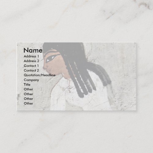 Flax Harvest Details By Maler Der Grabkammer Des N Business Card Template