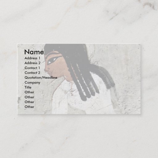 Customizable Flax Harvest Details By Maler Der Grabkammer Des N Business Card Template
