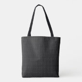 Flax-leaf dotted pattern traditional japanese tote bag (Back)