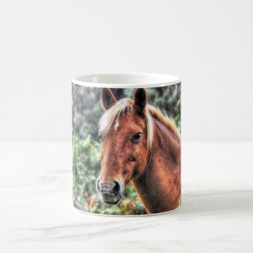 Flaxen_maned New Forest Pony of Hampshire England Magic Mug