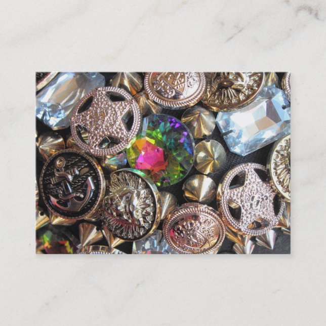 Flea Market Bling Business Card (Front)