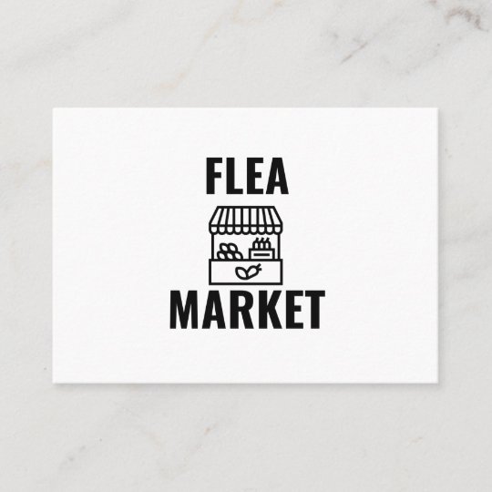 Flea market business card | Zazzle.com