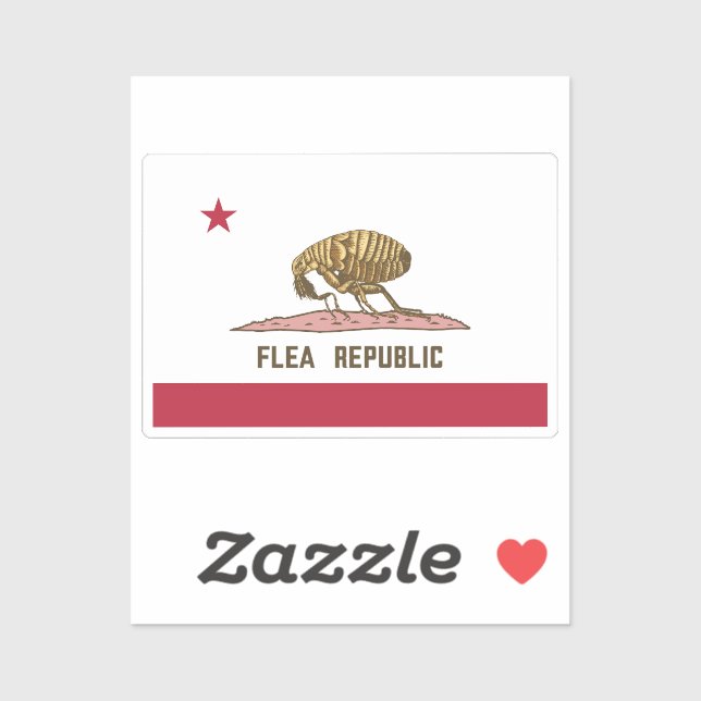 Flea Republic Flag Sticker (Sheet)