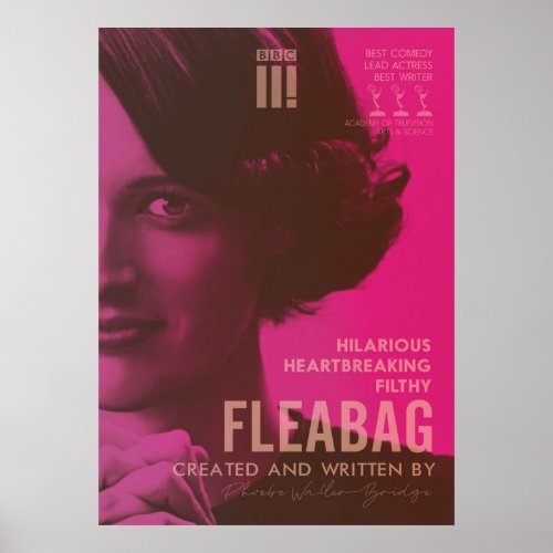 Fleabag Phoebe WallerBridge british comedy show al Poster