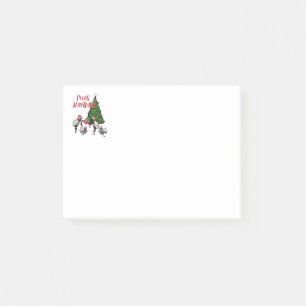Fleas Navidad - Dancing Christmas Fleas Post-it Notes