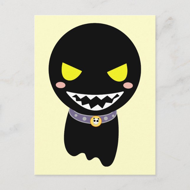 Fleck the Black Ghost Postcard (Front)