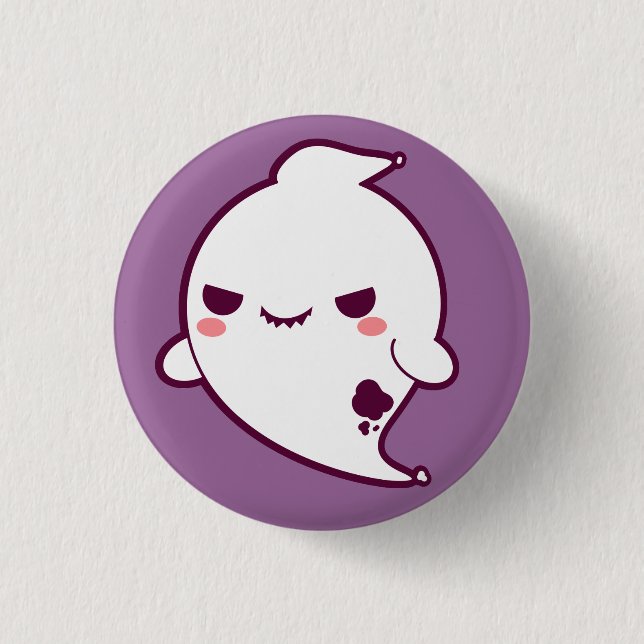 Fleck the Ghost Button (Front)