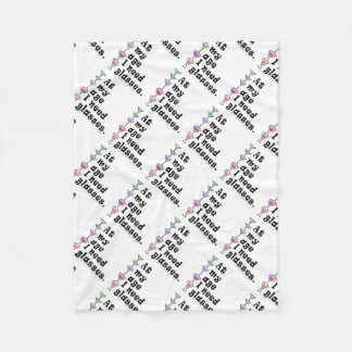 FLEECE BLANKET - At My Age I Need GLASSES