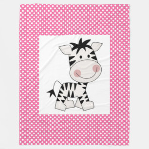Fleece Blanket/Baby Zebra Blanket