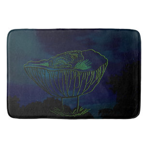 Fleece Blanket Bath Mat