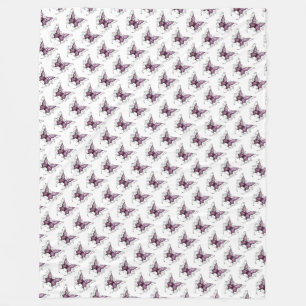 Fleece Blanket/Butterflies Blanket